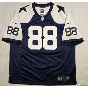 Nike NFL On Field Dallas Cowboys Football Jersey Ceedee Lamb Mens XXL Blue White